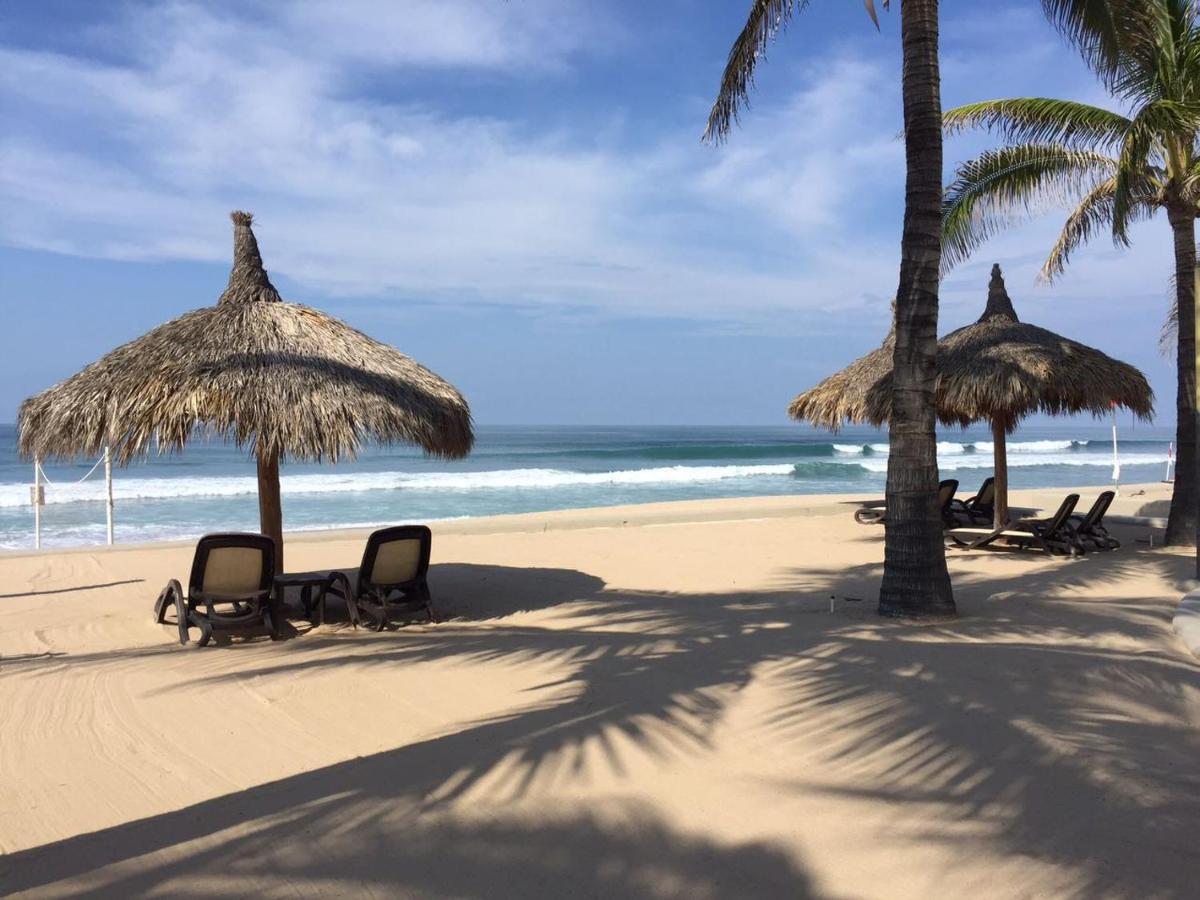 A Pie De Playa Con Alberca Jacuzzi Vista Al Mar Lägenhet Mazatlán Exteriör bild