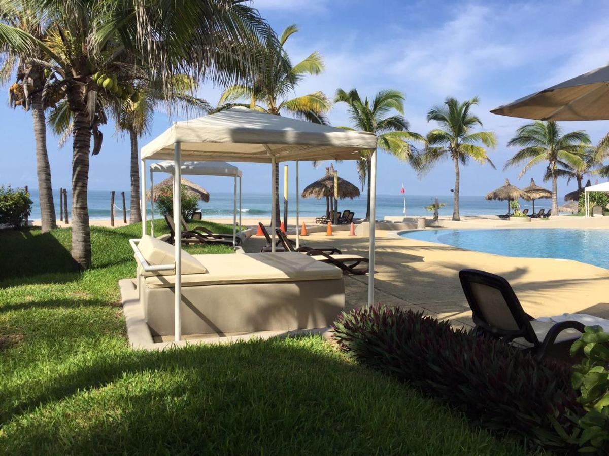 A Pie De Playa Con Alberca Jacuzzi Vista Al Mar Lägenhet Mazatlán Exteriör bild